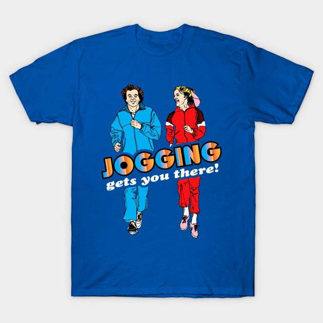 Jogging Gets You There! 70s T-Shirt by Pop Fan Shop